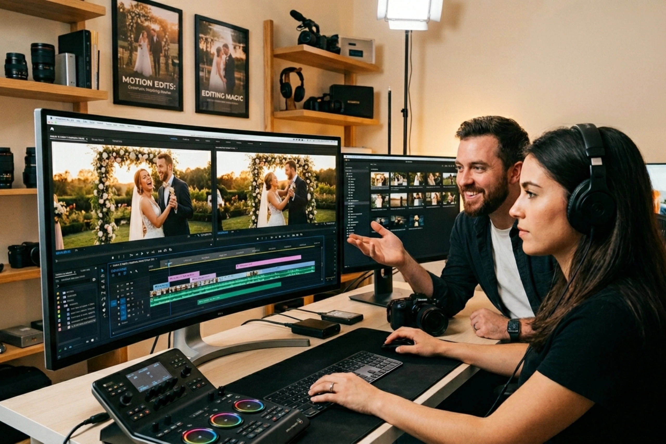 Motion Edits’ Wedding Movie Editing Services for Wedding Videographers